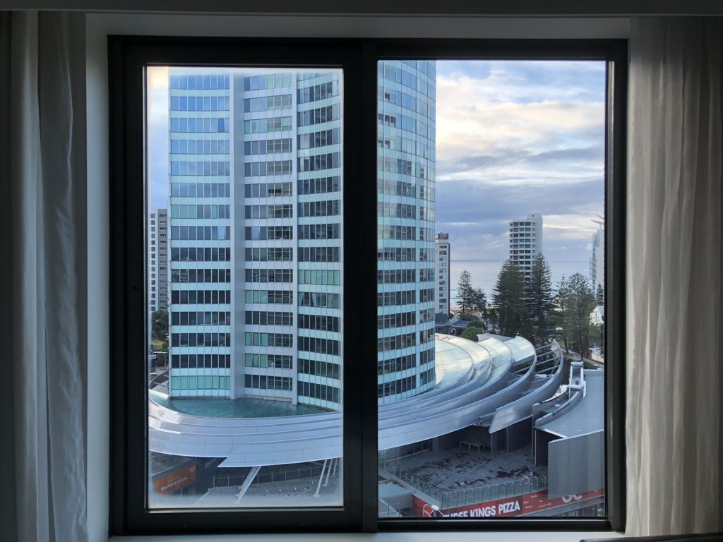 View from quarantine hotel The Travel Doctor