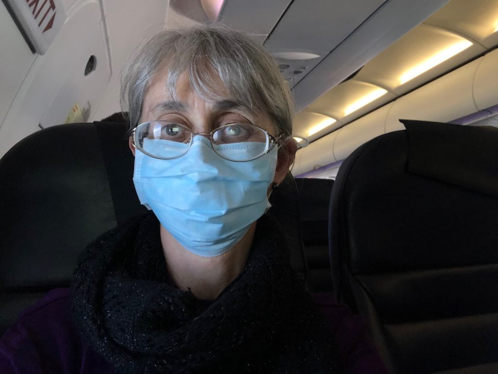 deb mask on plane The Travel Doctor